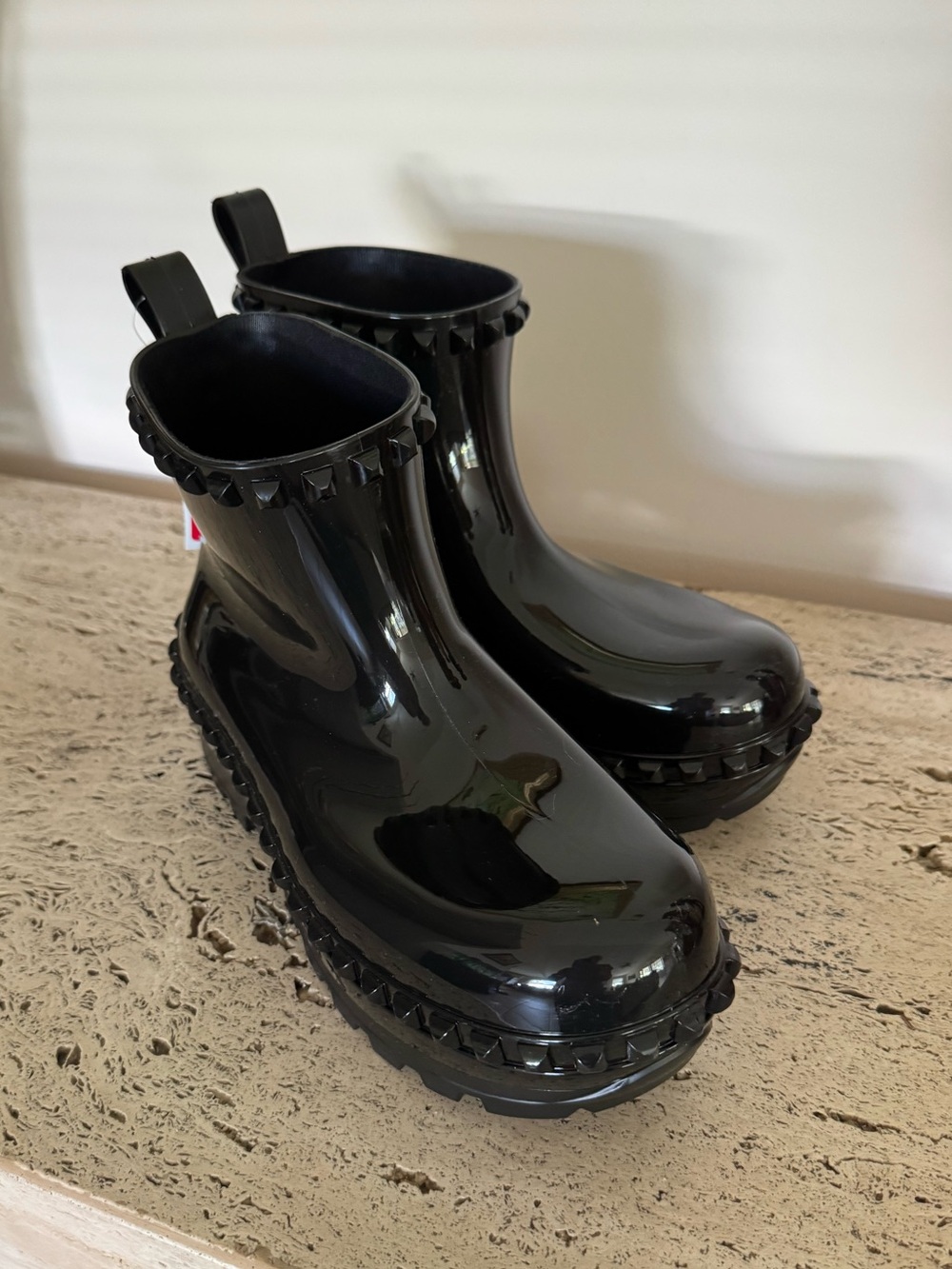 CARMEN SOL Made In Italy Graziano Jelly Studded Boots. Sz EU41. MSRP $295 - Picture 7 of 16